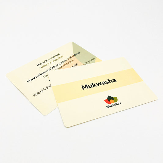 Hukama PaChiShona Flashcards: A Fun Guide to 14 Shona Family Titles